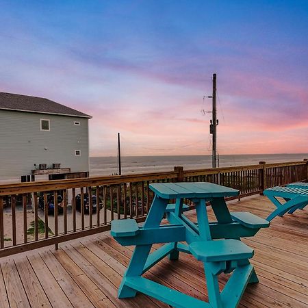Beachfront - Hot Tub - Bbq - 14 Guests Bolivar Peninsula المظهر الخارجي الصورة