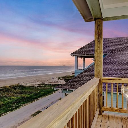 Beachfront - Hot Tub - Bbq - 14 Guests Bolivar Peninsula المظهر الخارجي الصورة