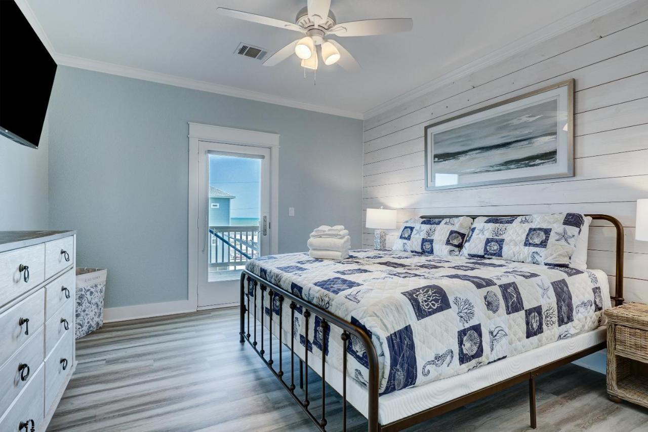 Beachfront - Hot Tub - Bbq - 14 Guests Bolivar Peninsula المظهر الخارجي الصورة