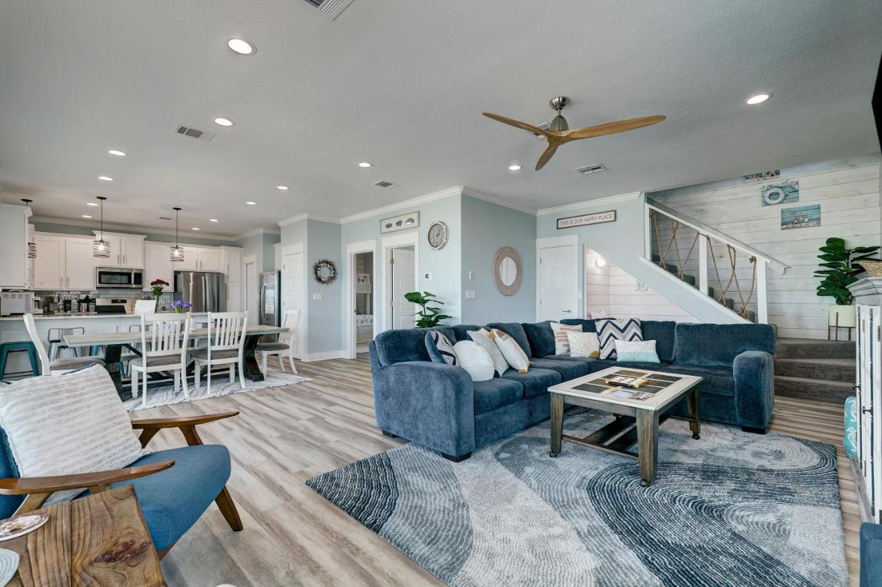 Beachfront - Hot Tub - Bbq - 14 Guests Bolivar Peninsula المظهر الخارجي الصورة