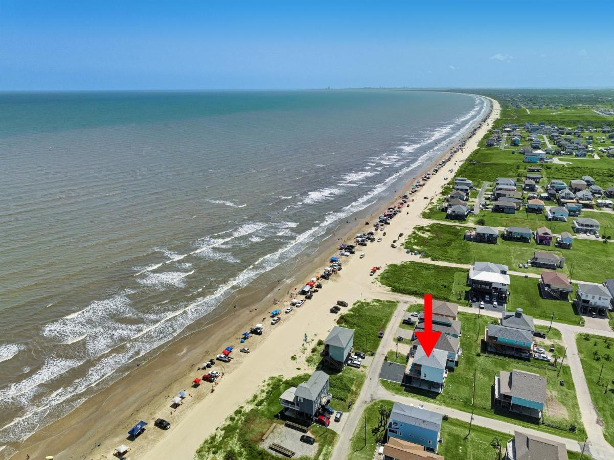 Beachfront - Hot Tub - Bbq - 14 Guests Bolivar Peninsula المظهر الخارجي الصورة