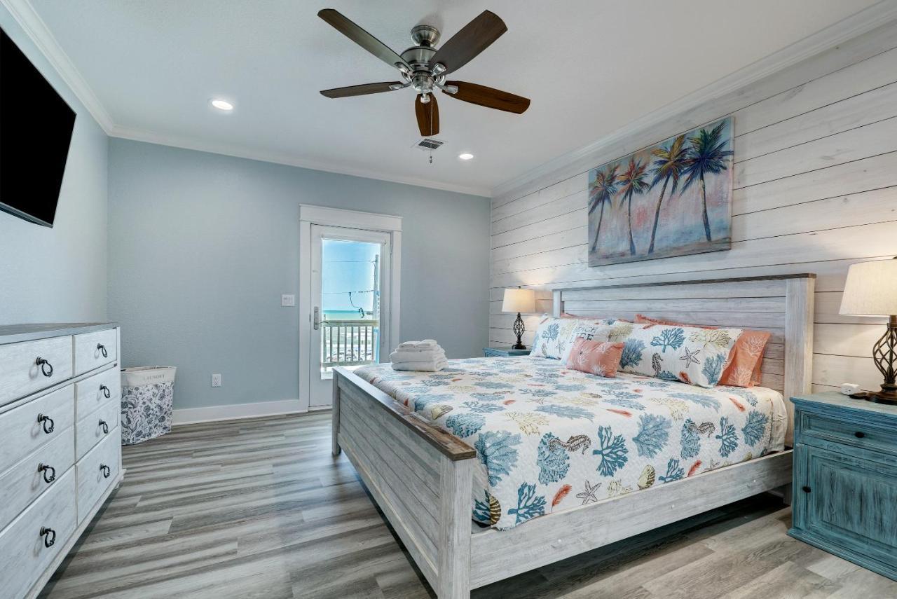 Beachfront - Hot Tub - Bbq - 14 Guests Bolivar Peninsula المظهر الخارجي الصورة